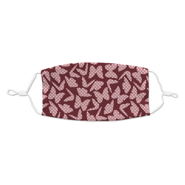 Custom Polka Dot Butterfly Kid's Cloth Face Mask