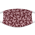 Polka Dot Butterfly Cloth Face Mask (T-Shirt Fabric)