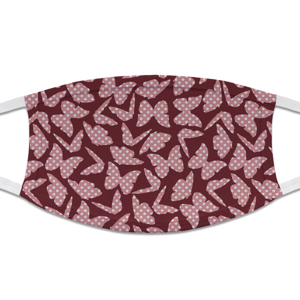 Custom Polka Dot Butterfly Cloth Face Mask (T-Shirt Fabric)