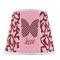 Polka Dot Butterfly Poly Film Empire Lampshade - Front View