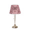 Polka Dot Butterfly Poly Film Empire Lampshade - On Stand
