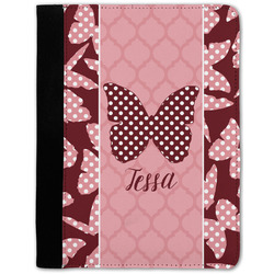 Polka Dot Butterfly Notebook Padfolio w/ Name or Text