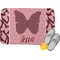 Polka Dot Butterfly Memory Foam Bath Mat (Personalized)