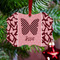 Polka Dot Butterfly Metal Benilux Ornament - Lifestyle