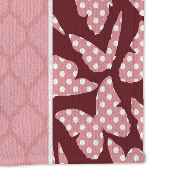 Polka Dot Butterfly Microfiber Dish Rag - DETAIL