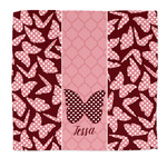 Polka Dot Butterfly Microfiber Dish Rag (Personalized)