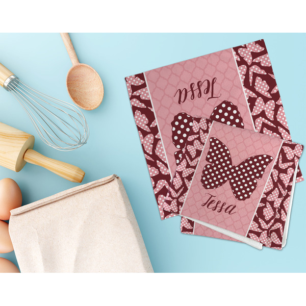 Polka Dot Butterfly Microfiber Dish Rag - LIFESTYLE