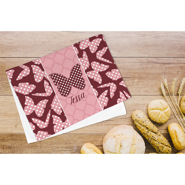 Polka Dot Butterfly Microfiber Kitchen Towel - LIFESTYLE