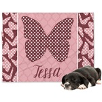 Polka Dot Butterfly Dog Blanket - Regular (Personalized)