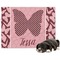 Polka Dot Butterfly Microfleece Dog Blanket - Regular