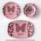 Polka Dot Butterfly Microwave & Dishwasher Safe CP Plastic Dishware - Group