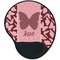 Polka Dot Butterfly Mouse Pad with Wrist Support - Main
