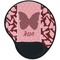 Polka Dot Butterfly Mouse Pad with Wrist Support