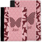 Polka Dot Butterfly Notebook Padfolio w/ Name or Text