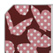 Polka Dot Butterfly Octagon Placemat - Single front (DETAIL)