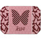 Polka Dot Butterfly Octagon Placemat - Single front