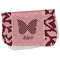 Polka Dot Butterfly Burp Cloth - Fleece w/ Name or Text