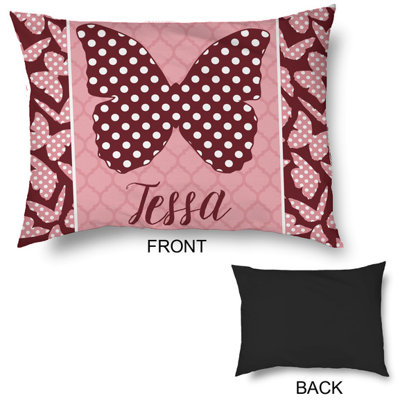 Polka Dot Butterfly Outdoor Dog Beds - Large - APPROVAL