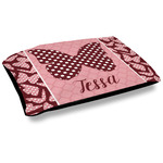Polka Dot Butterfly Dog Bed w/ Name or Text