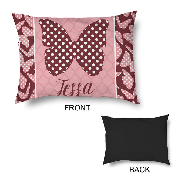 Polka Dot Butterfly Outdoor Dog Beds - Medium - APPROVAL