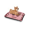 Polka Dot Butterfly Outdoor Dog Beds - Small - IN CONTEXT