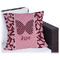 Polka Dot Butterfly Outdoor Pillow