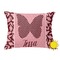 Polka Dot Butterfly Outdoor Throw Pillow (Rectangular - 20x14)