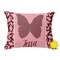 Polka Dot Butterfly Outdoor Throw Pillow (Rectangular) (Personalized)