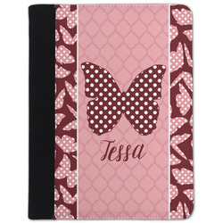 Polka Dot Butterfly Padfolio Clipboard - Small (Personalized)
