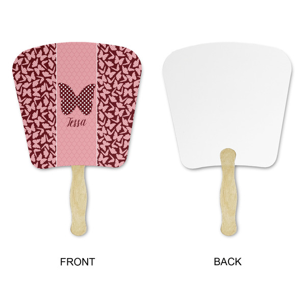 Polka Dot Butterfly Paper Fans - Approval