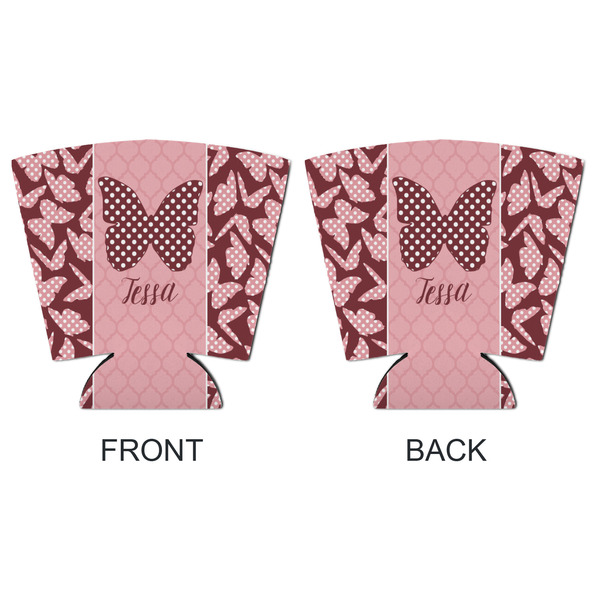 Polka Dot Butterfly Party Cup Sleeves - with bottom - APPROVAL