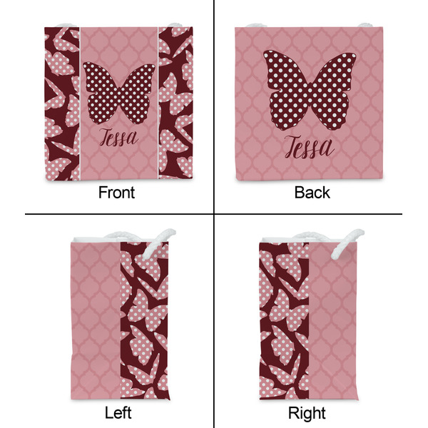 Polka Dot Butterfly Party Favor Gift Bag - Gloss - Approval