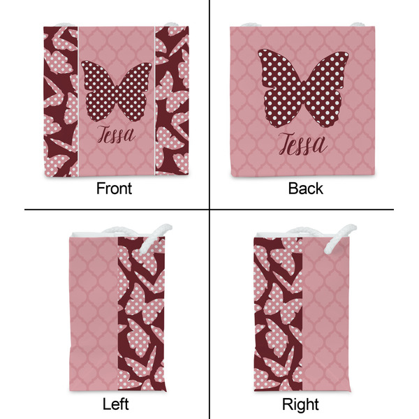 Polka Dot Butterfly Party Favor Gift Bag - Matte - Approval