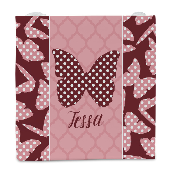 Polka Dot Butterfly Party Favor Gift Bag - Matte - Front