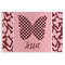 Polka Dot Butterfly Disposable Paper Placemat - Front View