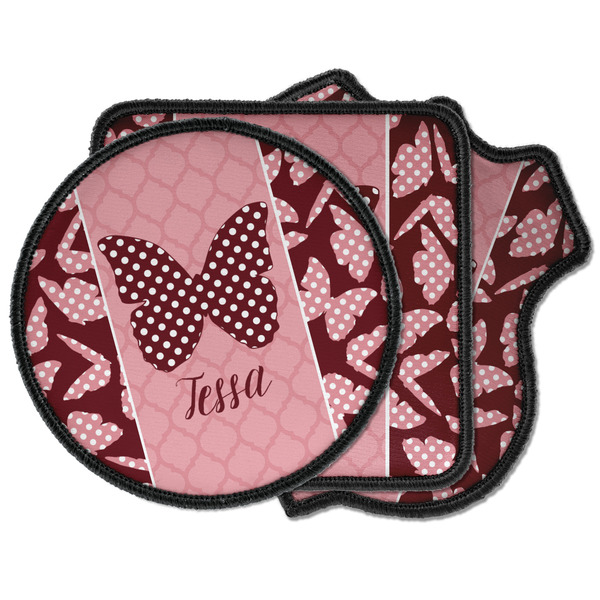 Custom Polka Dot Butterfly Iron on Patches (Personalized)
