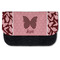 Polka Dot Butterfly Canvas Pencil Case w/ Name or Text
