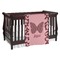 Polka Dot Butterfly Personalized Baby Blanket
