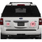 Polka Dot Butterfly Personalized Car Magnets on Ford Explorer