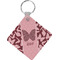 Polka Dot Butterfly Personalized Diamond Key Chain