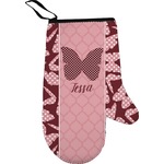Polka Dot Butterfly Oven Mitt (Personalized)