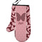 Polka Dot Butterfly Personalized Oven Mitt - Left
