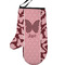 Polka Dot Butterfly Left Oven Mitt (Personalized)