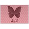 Polka Dot Butterfly Personalized Placemat (Back)