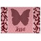 Polka Dot Butterfly Personalized Placemat (Front)