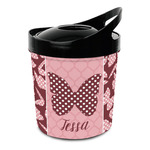Polka Dot Butterfly Plastic Ice Bucket (Personalized)