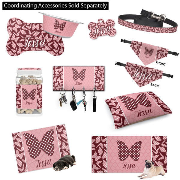 Polka Dot Butterfly Customized Pet Accessories