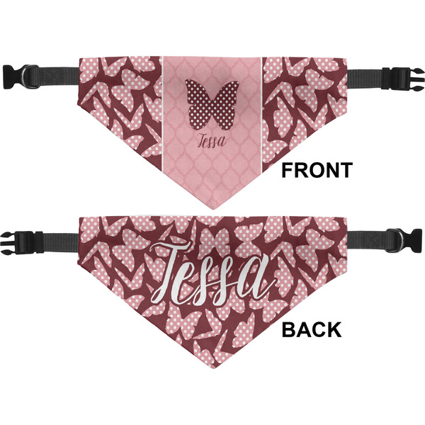 Polka Dot Butterfly Pet Bandana Approval