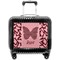 Polka Dot Butterfly Pilot Bag Luggage with Wheels