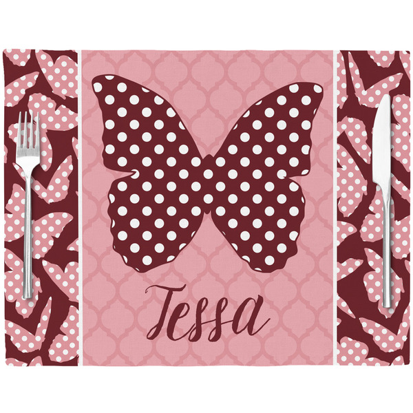 Polka Dot Butterfly Placemat with Props